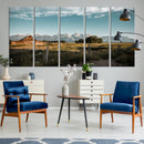Rustic Farmhouse Wall Art Canvas Print – Teton Range Mormon