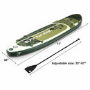 11 Feet Inflatable Standing Board Surfboard with Bag and Paddle by LJGDeals