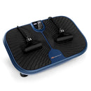 Mini Vibration Fitness Plate Machine with Remote Control and Loop Bands-Blue by LJGDeals