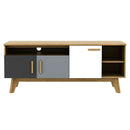 65 Inch TV Stand with 3 Storage Cabinets and 3 Open Shelves for Living Room by LJGDeals