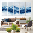 Blue Mountains Wall Art – Framed Snowy Range Canvas Artwork, by MyGreatCanvas | Canvas Wall Art Prints | Photo Prints & Wall Decor