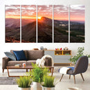 Mountain Sunrise Wall Art Canvas Print – Alpine Ridge by MyGreatCanvas | Canvas Wall Art Prints | Photo Prints & Wall Decor