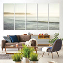 Coastal Cliffs Wall Art Canvas Print – Misty Ocean Seascape