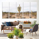 Saguaro Cactus Wall Art Canvas Print – Framed Desert