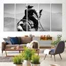 Western Wall Art Canvas Print – Framed Cowboy and Horse by MyGreatCanvas | Canvas Wall Art Prints | Photo Prints & Wall Decor