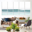Surfing Wall Art Canvas Print – Framed Ocean Waves
