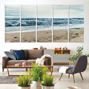 Ocean Wall Art Canvas Print – Moody Coastal Seascape Scene