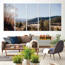 Rustic Landscape Wall Art Canvas Print – Serene Valley Scene