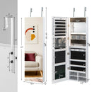 Wall Mounted Jewelry Cabinet with 3-Color Lights by LJGDeals