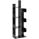 8-Tier Bookshelf Bookcase with 8 Open Compartments Space-Saving Storage Rack by LJGDeals