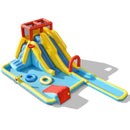 Inflatable Dual Slide Water Park Climbing Bouncer with 735W Air Blower by LJGDeals