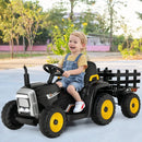12V Ride on Tractor with 3-Gear-Shift Ground Loader for Kids 3+ Years Old by LJGDeals