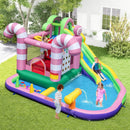 9-in-1 Inflatable Sweet Candy Water Slide Park by LJGDeals