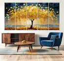 Golden Tree Wall Art – Framed Autumn Leaves Canvas Artwork, by MyGreatCanvas | Canvas Wall Art Prints | Photo Prints & Wall Decor
