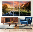 Yosemite Valley Wall Art Canvas Print – El Capitan Sunset by MyGreatCanvas | Canvas Wall Art Prints | Photo Prints & Wall Decor