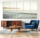Coastal Cliffs Wall Art Canvas Print – Misty Ocean Seascape
