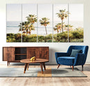 California Coast Palm Trees Wall Art Canvas Print – Framed by MyGreatCanvas | Canvas Wall Art Prints | Photo Prints & Wall Decor