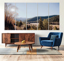 Rustic Landscape Wall Art Canvas Print – Serene Valley Scene