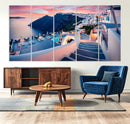 Greece Santorini Wall Art Landscape Canvas Print
