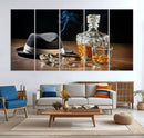Bourbon Whiskey Wall Art Canvas Print, Vintage Bottle and by MyGreatCanvas | Canvas Wall Art Prints | Photo Prints & Wall Decor
