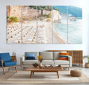 Beach Wall Art Canvas Print – Framed Coastal Seascape Summer