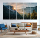 Yosemite Valley Wall Art Canvas Print – Framed Mountain