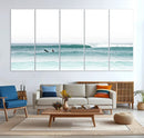 Surfing Wall Art Canvas Print – Framed Ocean Waves