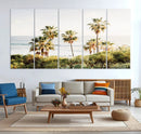 California Coast Palm Trees Wall Art Canvas Print – Framed by MyGreatCanvas | Canvas Wall Art Prints | Photo Prints & Wall Decor