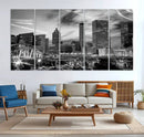 Black and White Atlanta Wall Art Canvas Print by MyGreatCanvas | Canvas Wall Art Prints | Photo Prints & Wall Decor