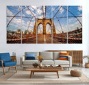 Brooklyn Bridge Manhattan Wall Art Canvas Print by MyGreatCanvas | Canvas Wall Art Prints | Photo Prints & Wall Decor