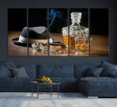 Extra Large Bourbon Wall Art – Whiskey Bar Theme Vintage by MyGreatCanvas | Canvas Wall Art Prints | Photo Prints & Wall Decor