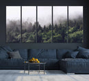 Misty Forest Wall Art Canvas Print – Foggy Pines Pine Valley by MyGreatCanvas | Canvas Wall Art Prints | Photo Prints & Wall Decor