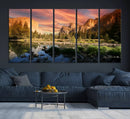 Yosemite Valley Wall Art Canvas Print – El Capitan Sunset by MyGreatCanvas | Canvas Wall Art Prints | Photo Prints & Wall Decor