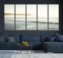 Coastal Cliffs Wall Art Canvas Print – Misty Ocean Seascape