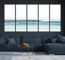 Surfing Wall Art Canvas Print – Framed Ocean Waves
