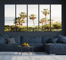 California Coast Palm Trees Wall Art Canvas Print – Framed by MyGreatCanvas | Canvas Wall Art Prints | Photo Prints & Wall Decor