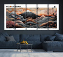 Yayoi Kusama Wall Art Canvas Print – Framed Japanese Dot Art