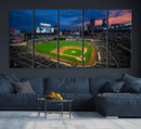 Target Field Wall Art Canvas Print – Baseball Stadium by MyGreatCanvas | Canvas Wall Art Prints | Photo Prints & Wall Decor