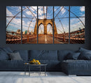 Brooklyn Bridge Manhattan Wall Art Canvas Print by MyGreatCanvas | Canvas Wall Art Prints | Photo Prints & Wall Decor