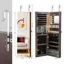 Wall Mounted Jewelry Cabinet with 3-Color Lights by LJGDeals