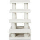 24 Inch 4-Step Pet Stairs Carpeted Ladder Ramp Scratching Post Cat Tree Climber by LJGDeals