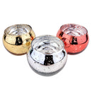 3 Pack Round Glitter Pots