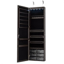 5 LEDs Jewelry Armoire Wall Mounted / Door Hanging Mirror by LJGDeals