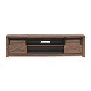 65 Inch Flat Sliding Barn Door TV Stand by LJGDeals