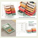 12-Drawer Utility Rolling Cart with Drawers Multi-Use Storage by LJGDeals