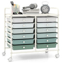 12 Drawers Rolling Storage Cart for Home and Office by LJGDeals