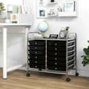 12 Drawers Rolling Storage Cart for Home and Office by LJGDeals