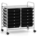 12 Drawers Rolling Storage Cart for Home and Office by LJGDeals