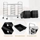 12 Drawers Rolling Storage Cart for Home and Office by LJGDeals