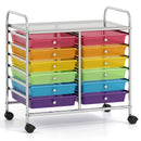 12 Drawers Rolling Storage Cart for Home and Office by LJGDeals